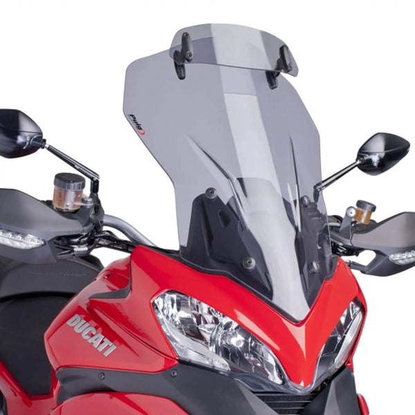 Puig 6505 Touring Windscreen with Visor for Ducati Multistrada 1200
