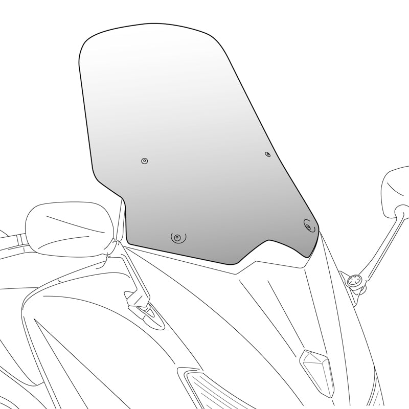 Puig V-Tech Touring Windscreen for YAMAHA X-MAX 125 – 6874 — 6874H