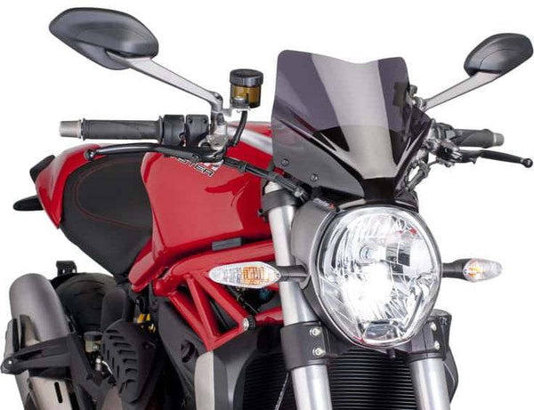Puig 7013 Sport Windscreen on Ducati Monster 797 / 821 / 1200