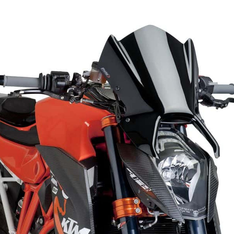 Puig 7014N Sport Windscreen — Black