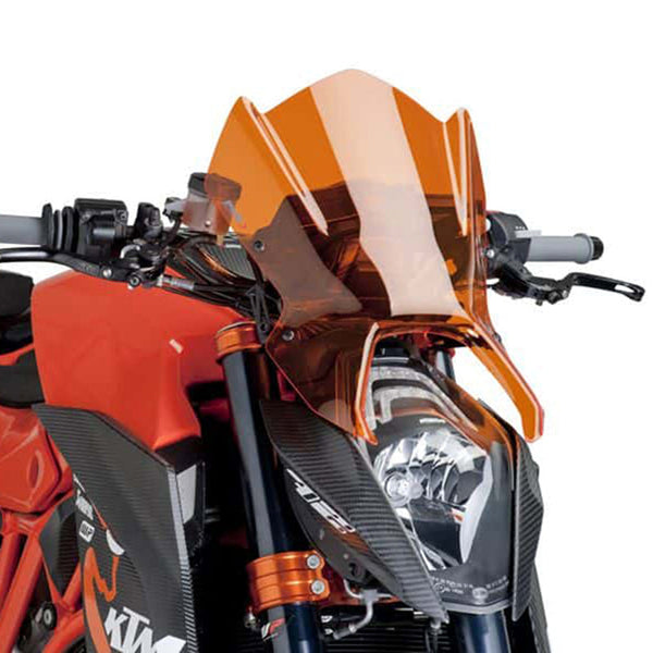 Puig 7014T Sport Windscreen — Orange