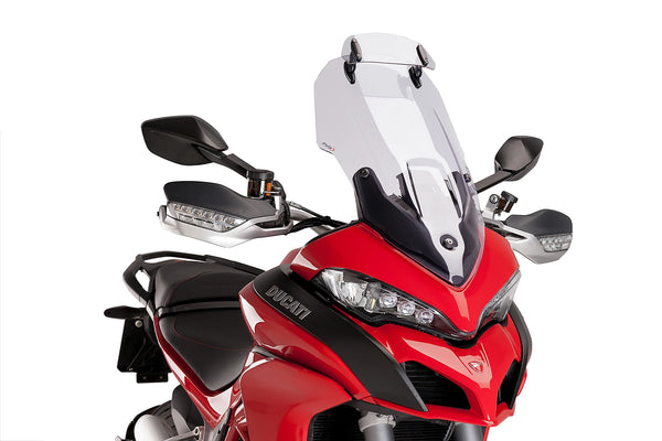 Puig 7624W Touring Screen with Visor Clear for Ducati Multistrada 1260 S