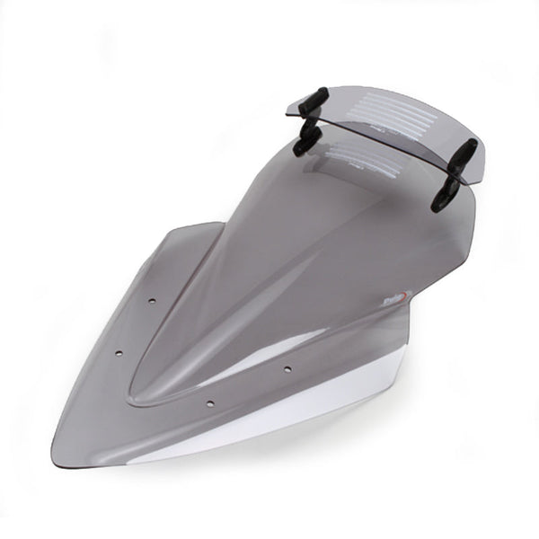 Puig 7641H Touring Windscreen with Adjustable Visor — Smoke