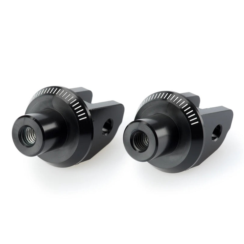 Puig 8778 Passenger Footpeg Adapters for Ducati Monster 1200 R