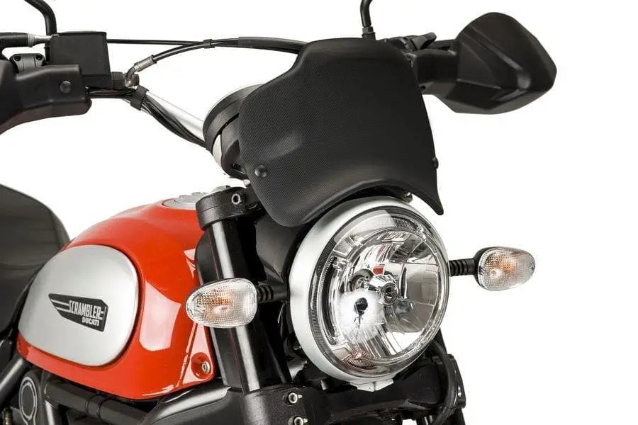 Puig ABS Front Plate for DUCATI SCRAMBLER CLASSIC – 9177 — 9177C