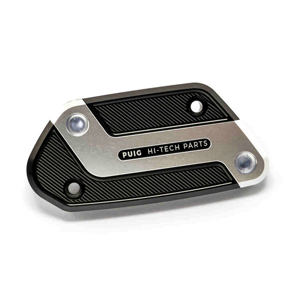 Puig 9282P Clutch Fluid Reservoir Cap — Silver