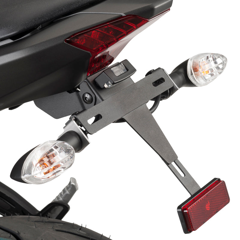 Puig 9319N Original Turn Signal Supports for Puig Plate Holder — Black