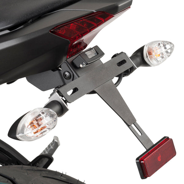 Puig 9319N Original Turn Signal Supports for Puig Plate Holder — Black
