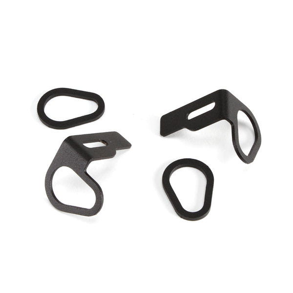 Puig 9319N Original Turn Signal Supports for Puig Plate Holder — Black