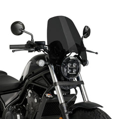 Puig Touring Naked New Generation Windscreen Honda Rebel 300 / 500 2017-2021 – 9462