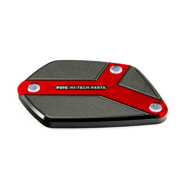 Puig 9531R Clutch Fluid Reservoir Cap — Red