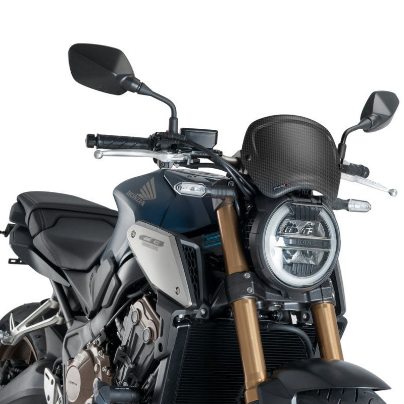 Puig 9768C Front Styling Plate — Carbon Look
