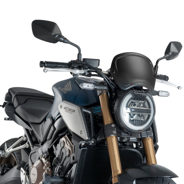 Puig 9768J Front Styling Plate — Matt Black