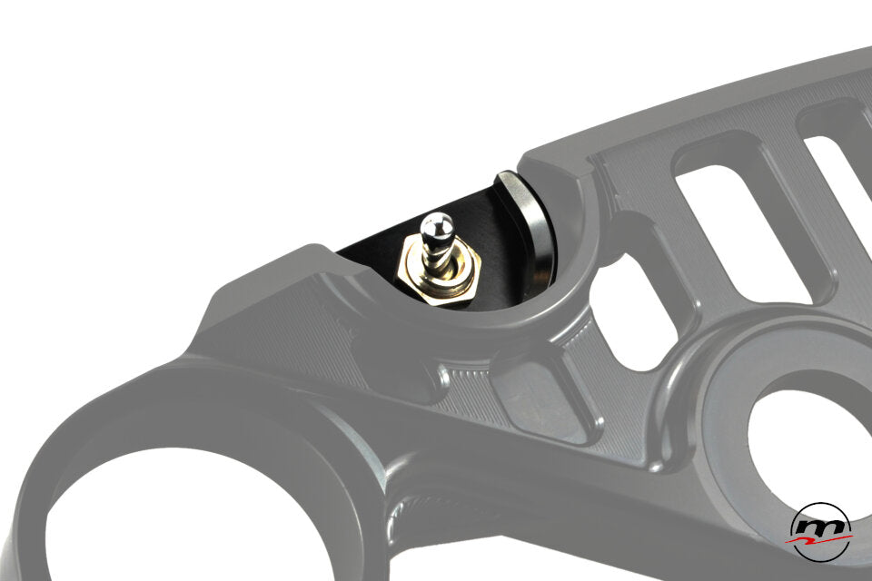 Melotti Racing Ignition Switch Support for Yamaha R1 / R6 Top Triple Clamp