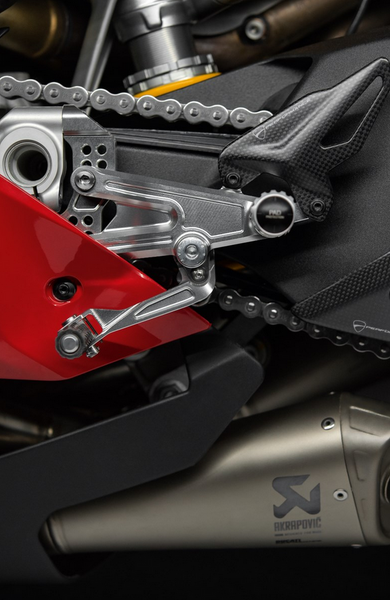 SCRAMBLER DUCAT panigale v4 Adjustable rider footpegs in aluminium