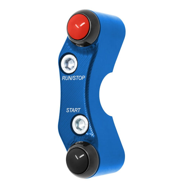 Right Street Handlebar Switch for Aprilia RSV4/R/RF/RR 2009/2020 (Misaligned holes) (Blue) – JP PLDB 009 B