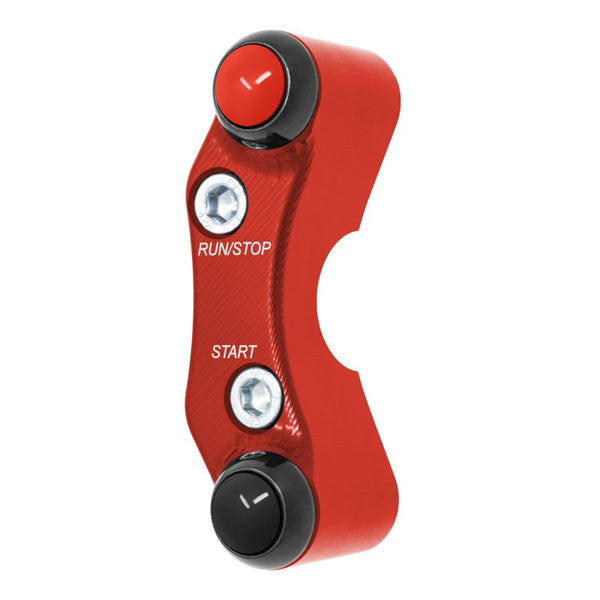 Right Street Handlebar Switch for Aprilia Tuono V4/R/RR/RF (Misaligned holes) (Red) – JP PLDB 009 R