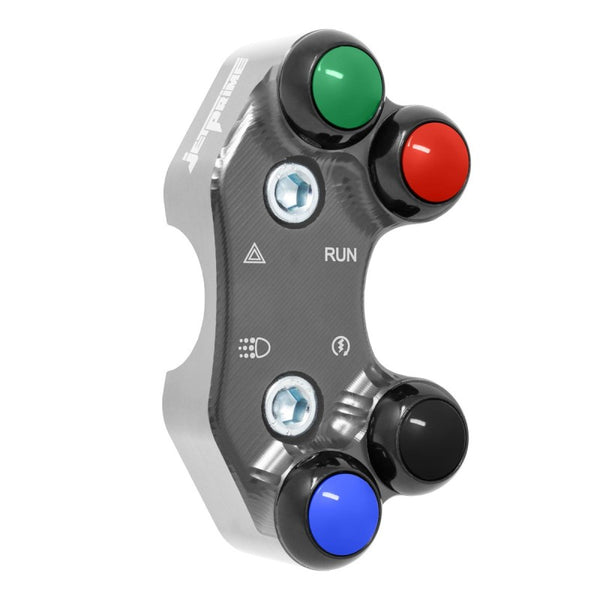 Right Street Handlebar Switch for Ducati Monster 1200 /S (Aligned holes) (Titanium) – JP PLD 006 T