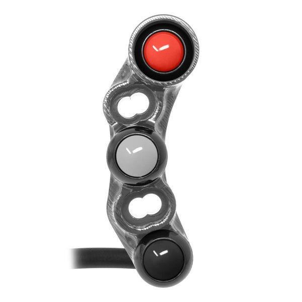 Right Street Handlebar Switch for Kawasaki Ninja ZX-10R (Universal holes) (Titanium) – JP PD KA004 T