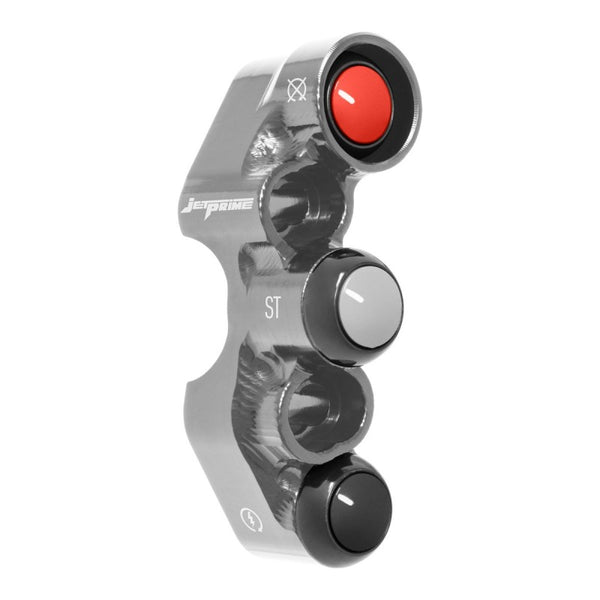 Right Street Handlebar Switch for Kawasaki Ninja ZX-10R (Universal holes) (Titanium) – JP PD KA064 T