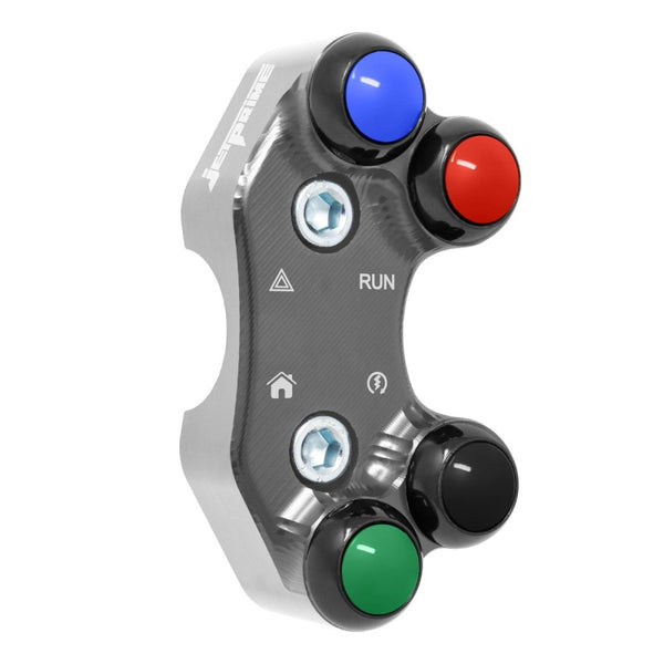 Right Street Handlebar Switch for Triumph Street Triple 765 RS/MOTO2 (Aligned holes) (Titanium) – JP PLD 039 T
