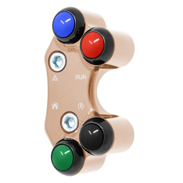 Right Street Handlebar Switch for Triumph Street Triple 765 RS/MOTO2 (Misaligned holes) (Copper) – JP PLDB 039 C