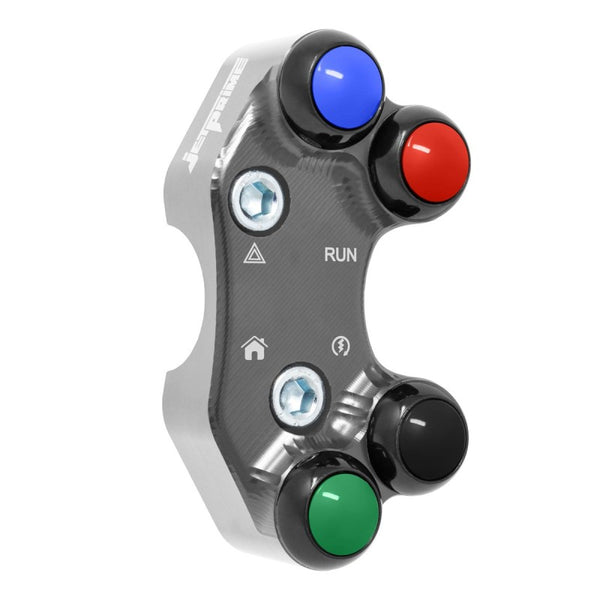 Right Street Handlebar Switch for Triumph Street Triple 765 RS/MOTO2 (Misaligned holes) (Titanium) – JP PLDB 039 T