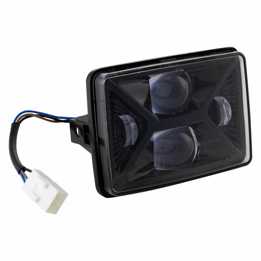 Headlight Unit ZELIONI LED trapezoidal for Vespa S 50-150ccm ZELHL001
