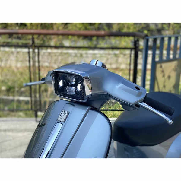 Headlight Unit ZELIONI LED trapezoidal for Vespa S 50-150ccm ZELHL001