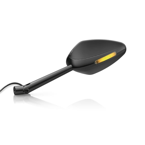 Rizoma Veloce L Universal Mirrors w.Turn Signals (Each) | Adapter required BS305