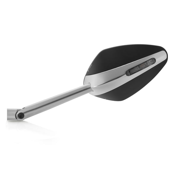 Rizoma Veloce L Universal Mirrors w.Turn Signals (Each) | Adapter required BS305