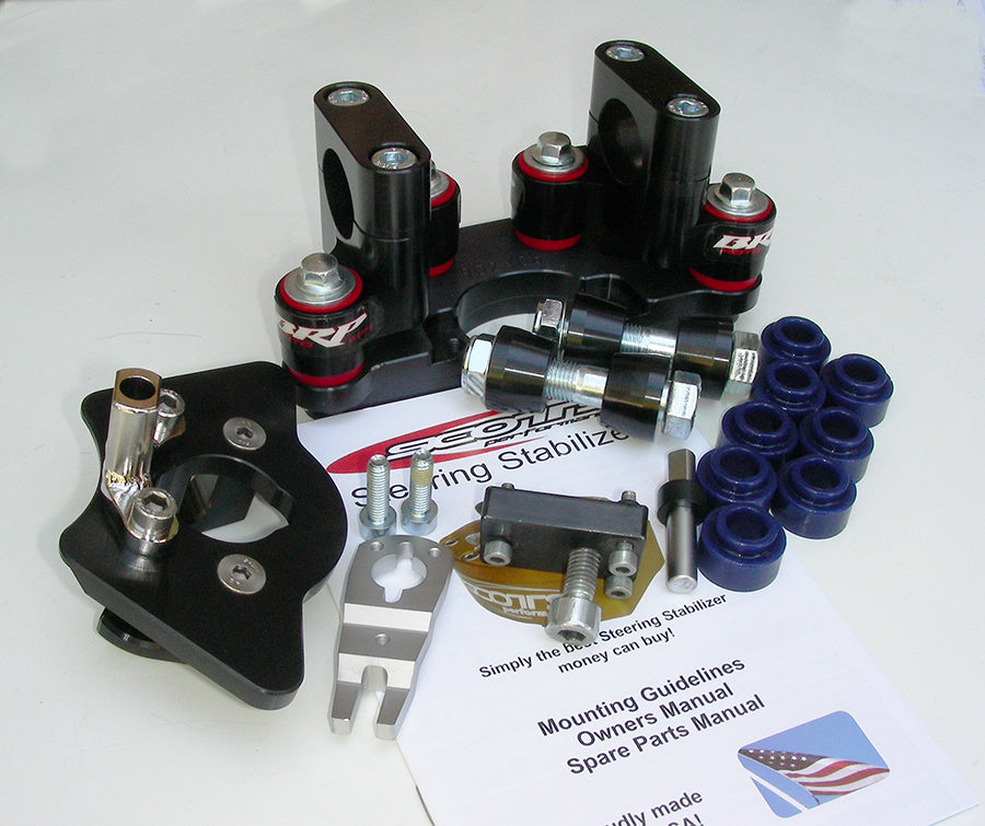SCOTTS PERFORMANCE SUB Mount / Mount Kit Only / rubber type / using stock triple clamps DM-SUB-3529-01R