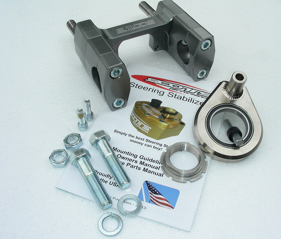 SCOTTS PERFORMANCE SUB Mount / Mount Kit Only / when using stock triple clamps DM-SUB-4722-04