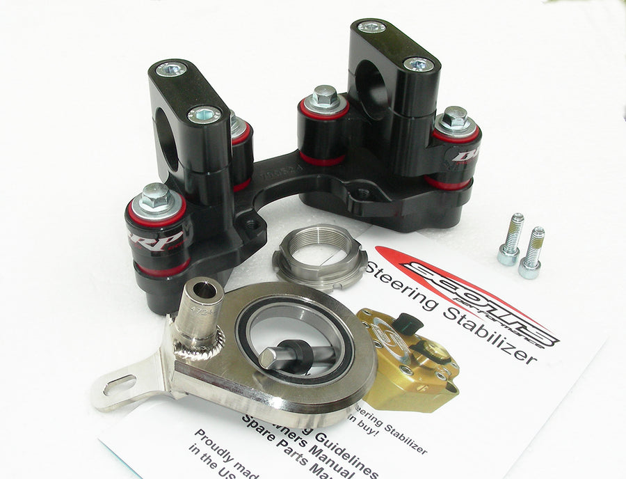 SCOTTS PERFORMANCE SUB Mount / Mount Kit Only / rubber type / using stock triple clamps DM-SUB-4724-01R