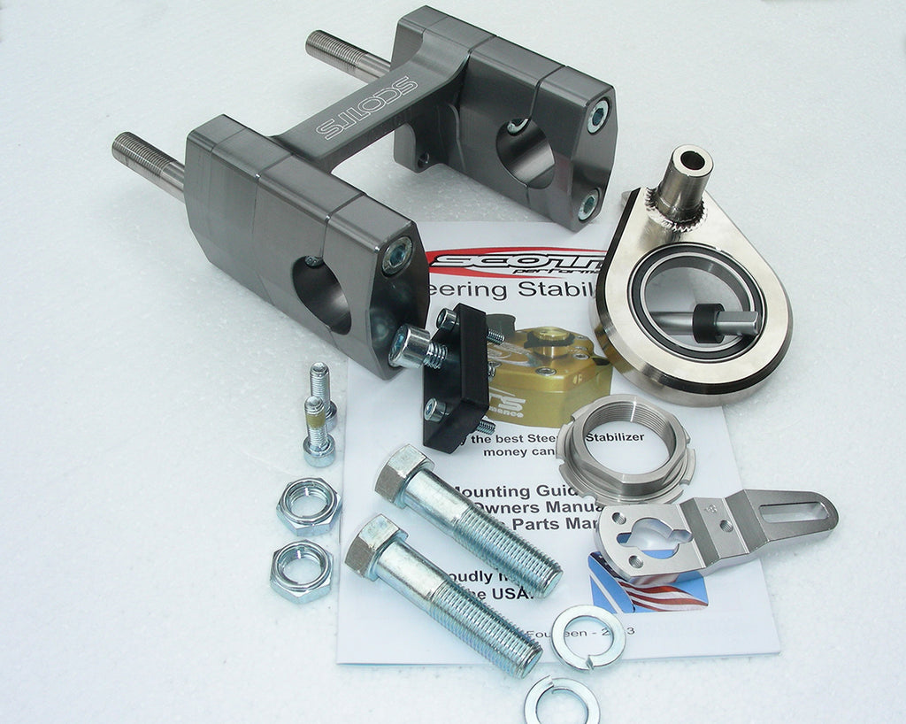 SCOTTS PERFORMANCE SUB Mount / Mount Kit Only / when using stock triple clamps DM-SUB-4733-01