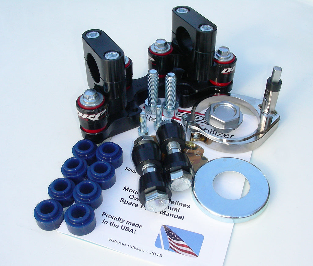 SCOTTS PERFORMANCE SUB Mount / Mount Kit Only / rubber type / using stock triple clamps DM-SUB-5930-01R