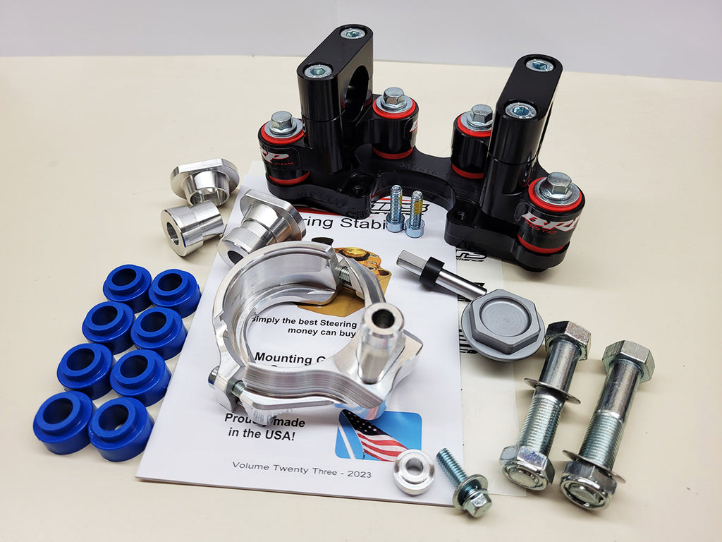 SCOTTS PERFORMANCE SUB Mount / Mount Kit Only / rubber type / using stock triple clamps DM-SUB-6125-01R