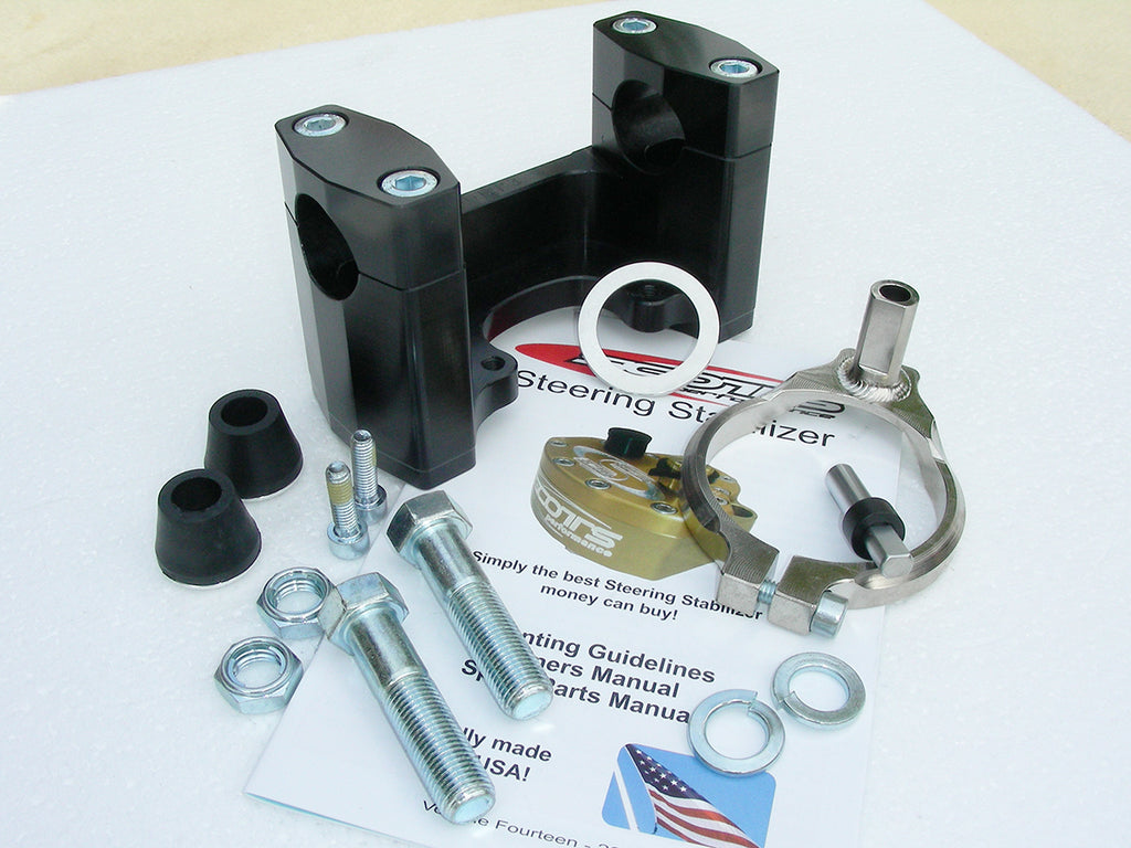 SCOTTS PERFORMANCE SUB Mount / Mount Kit Only / when using stock triple clamps DM-SUB-6628-01