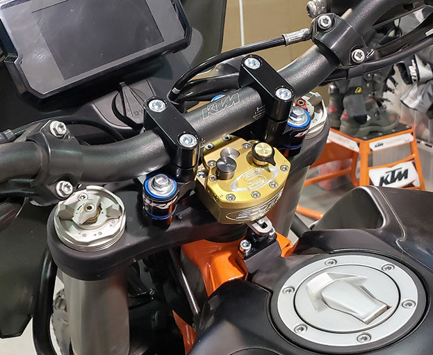 SCOTTS PERFORMANCE SUB Mount Rubber type / Complete Stabilizer Kit / when using stock triple clamps DS-SUB-3550-01R