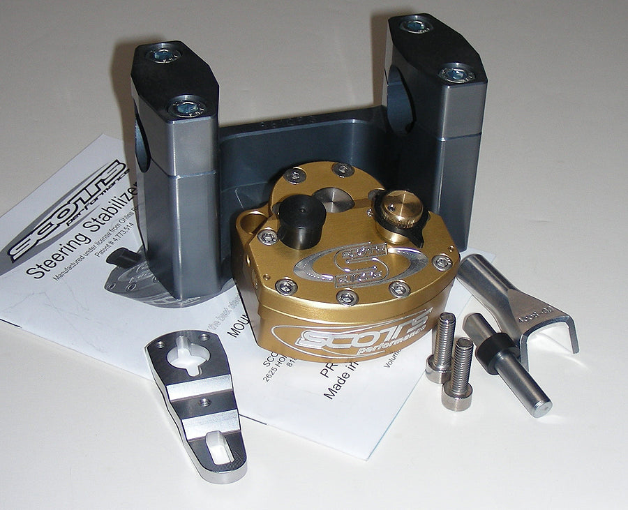 SCOTTS PERFORMANCE SUB Mount / Complete Stabilizer Kit / when using stock triple clamps DS-SUB-4558-11
