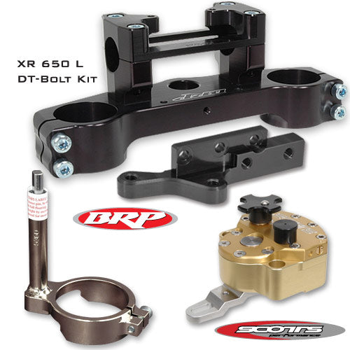 SCOTTS PERFORMANCE Triple Clamp kit with Stabilizer DT-7058-5360-04