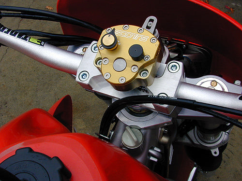 SCOTTS PERFORMANCE Triple Clamp kit with Stabilizer-FWD mnt DT-7074-4601-10