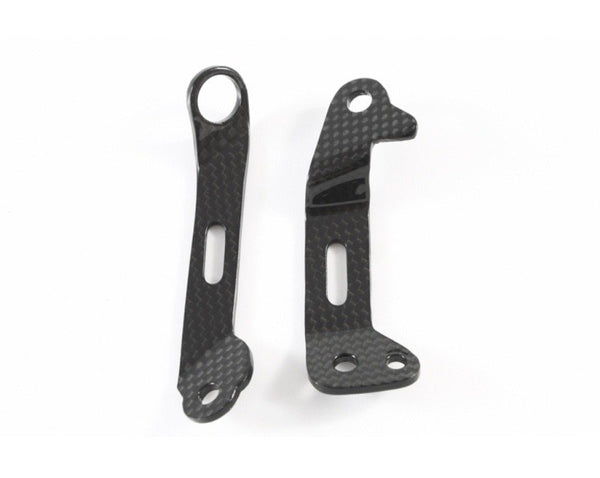 MOTOCORSE Brake and clutch reservoir mounts Trama del carbonio e finitura superficiale - 2