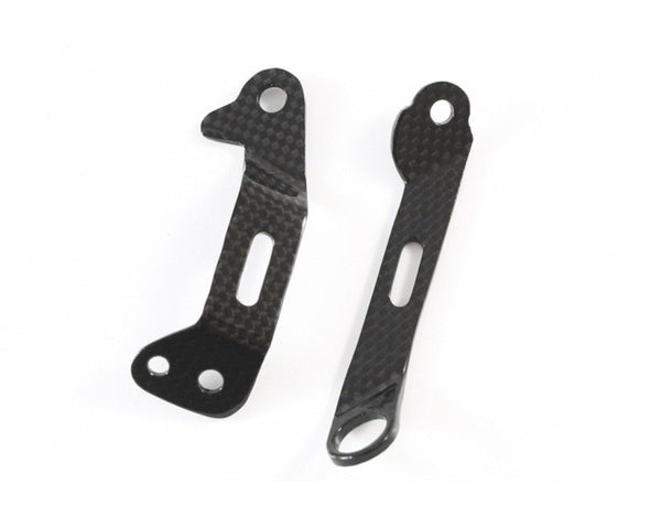 MOTOCORSE Brake and clutch reservoir mounts Trama del carbonio e finitura superficiale - 2