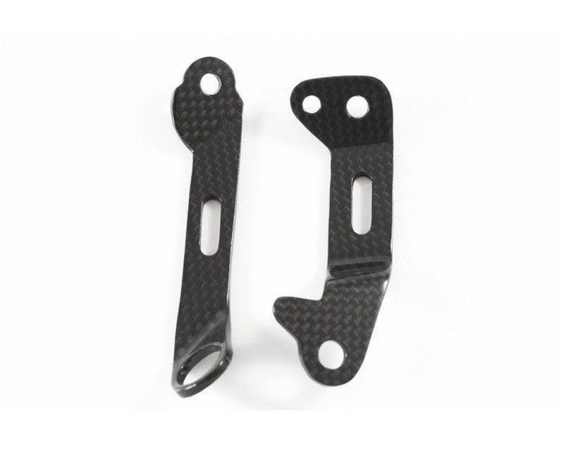 MOTOCORSE Brake and clutch reservoir mounts Trama del carbonio e finitura superficiale - 2