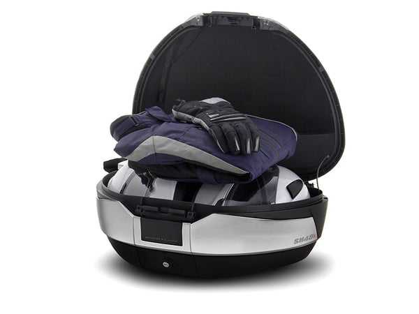 SHAD SH48 Top Case (Silver side bands) – D0B48406R
