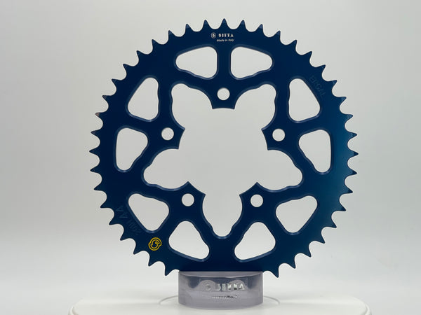 Sitta 201H blue 44-tooth series illustration; supplied tooth count and chain pitch follow the selected SKU.
