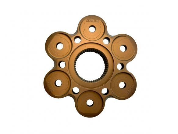Sitta 206D02-OD rear sprocket carrier in hard oxide finish.