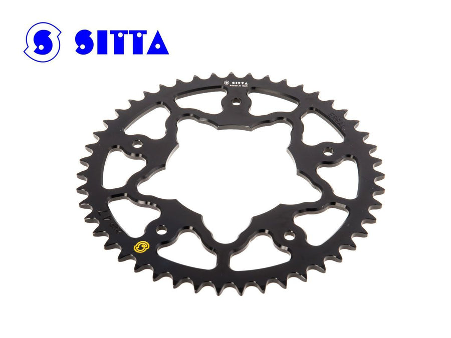 Sitta 208D black rear sprocket; illustrative product image
