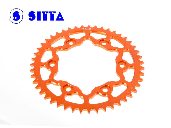 Sitta 208D orange rear sprocket; illustrative product image